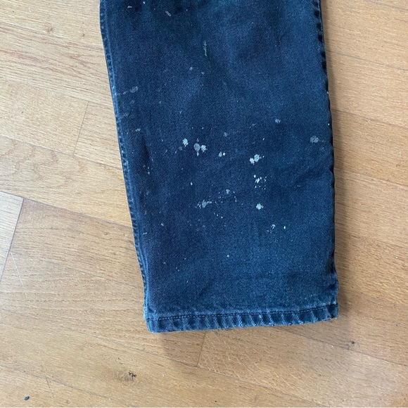 Levi's Jeans Vintage Grey 55 36x30 Mens Paint Splattered Grey Levis